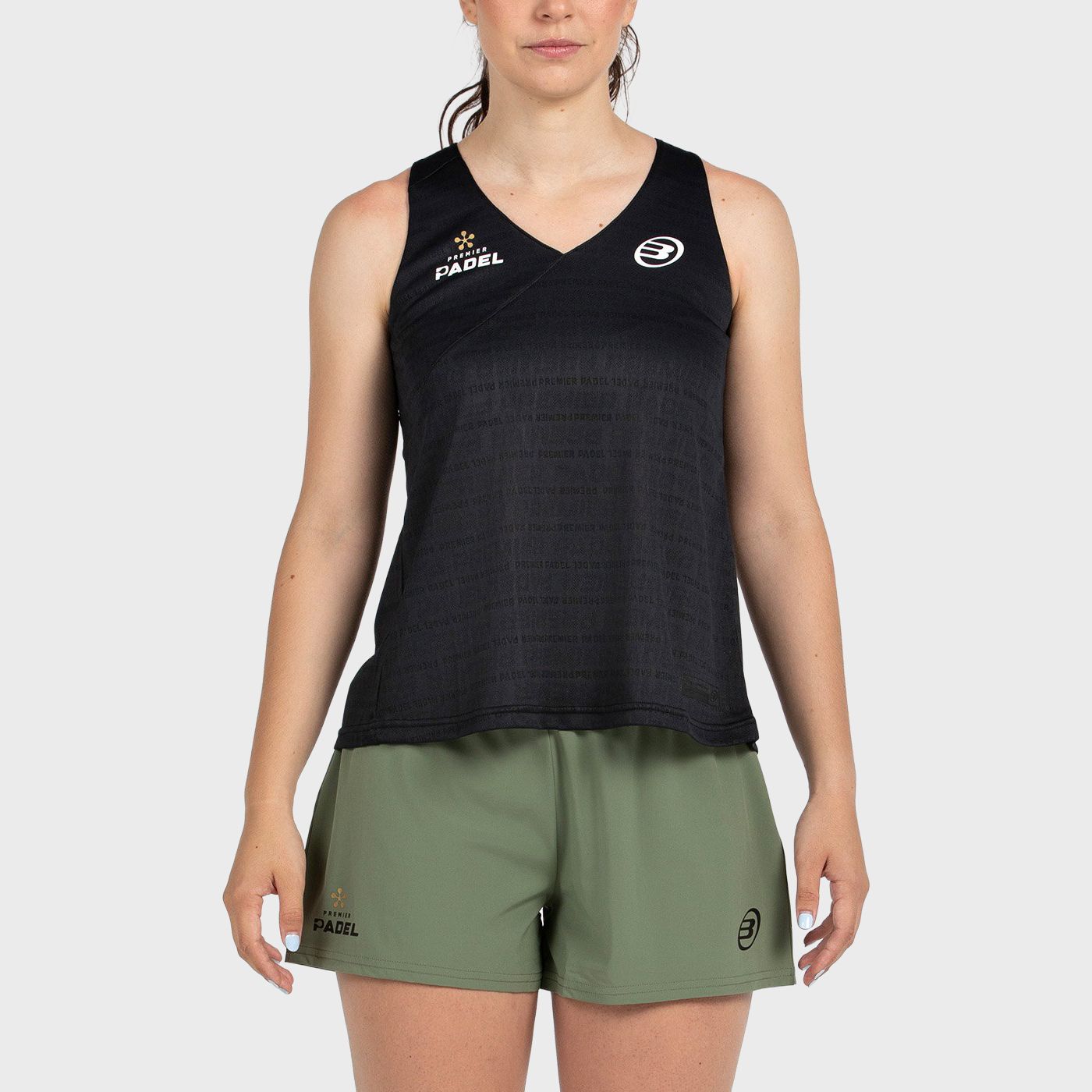 tienda de padel Madrid, tienda de padel online, tienda de padel españa, tienda de padel en linea, CAMISETA BULLPADEL PIURA NEGRO