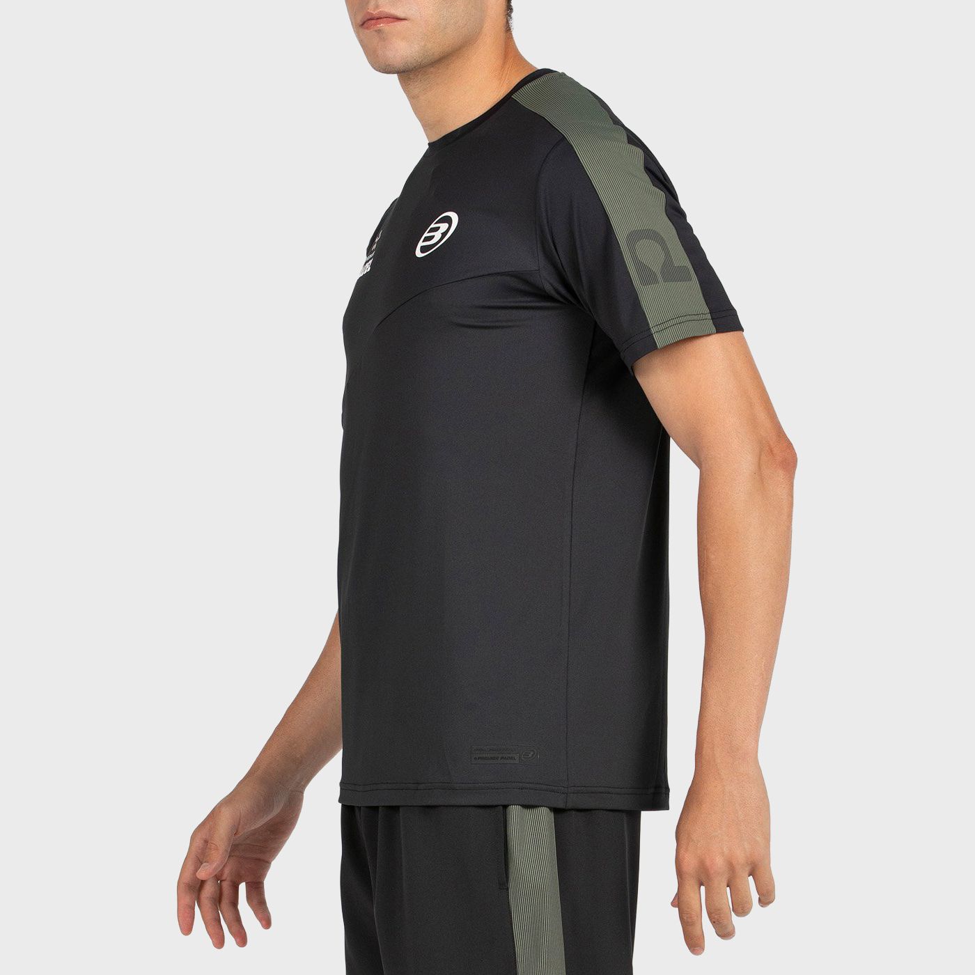 T-SHIRT BULLPADEL POCATE NERO