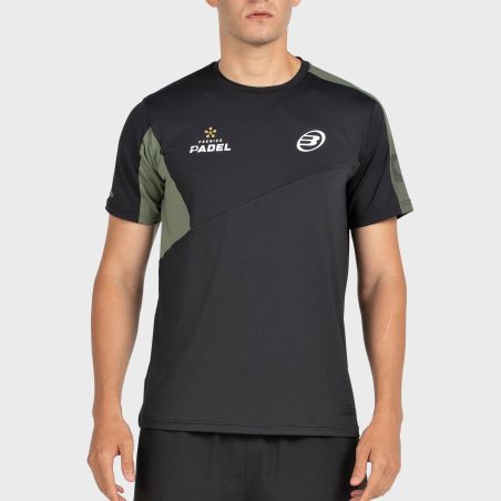 tienda de padel Madrid, tienda de padel online, tienda de padel españa, tienda de padel en linea, CAMISETA BULLPADEL POCATE NEGR