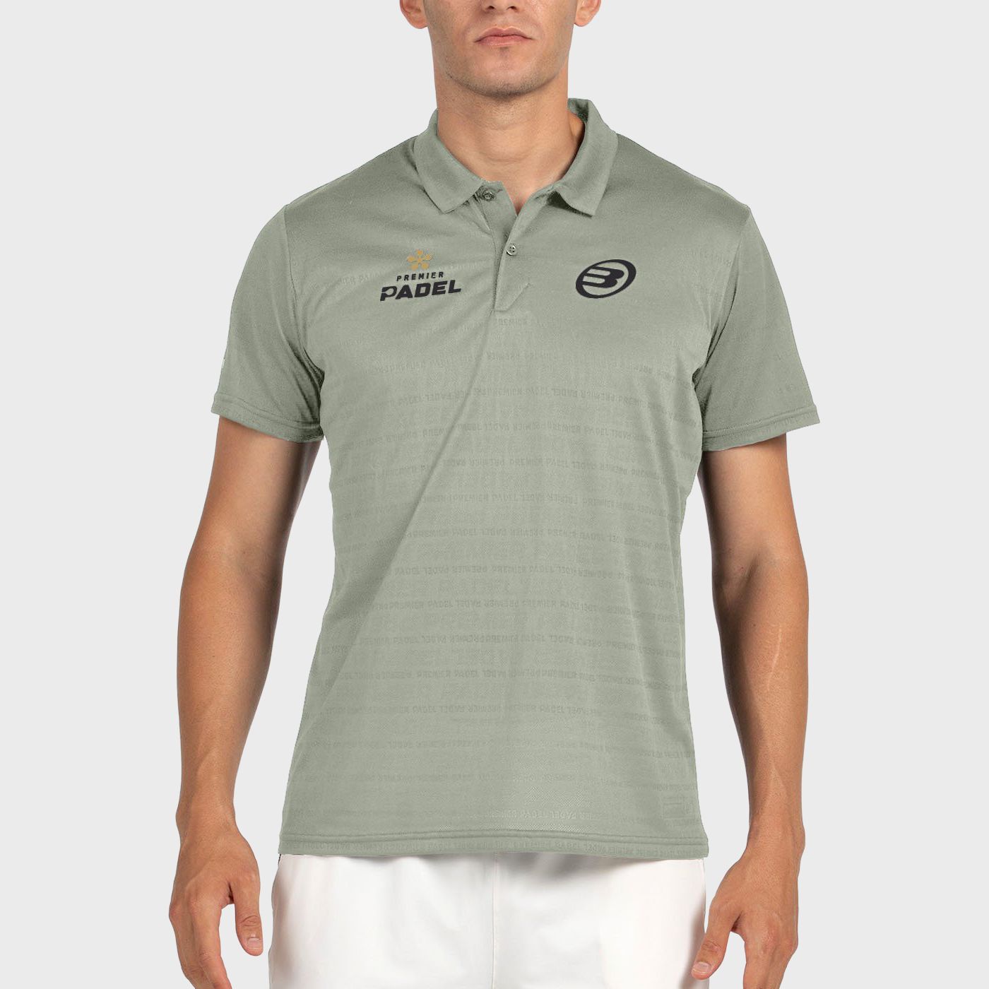 POLO-SHIRT BULLPADEL POMPIER EUCALYPTUS