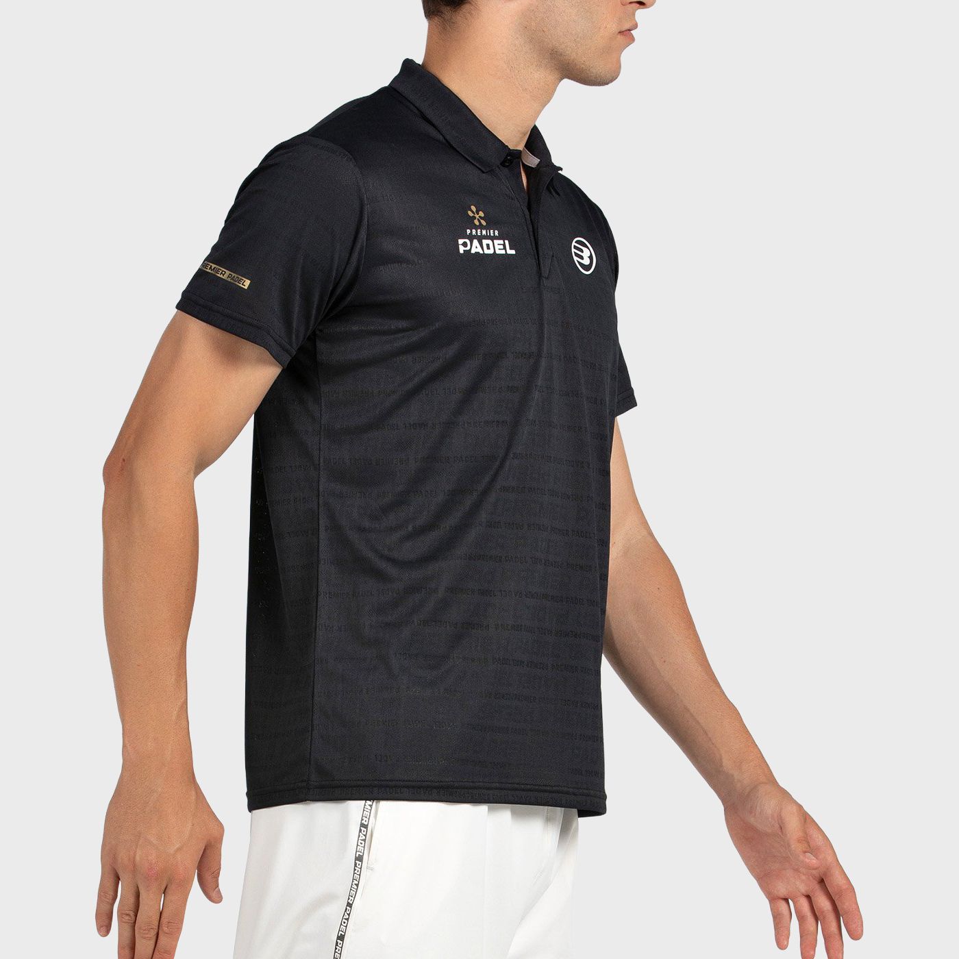 POLO-SHIRT BULLPADEL POMPIER BLACK