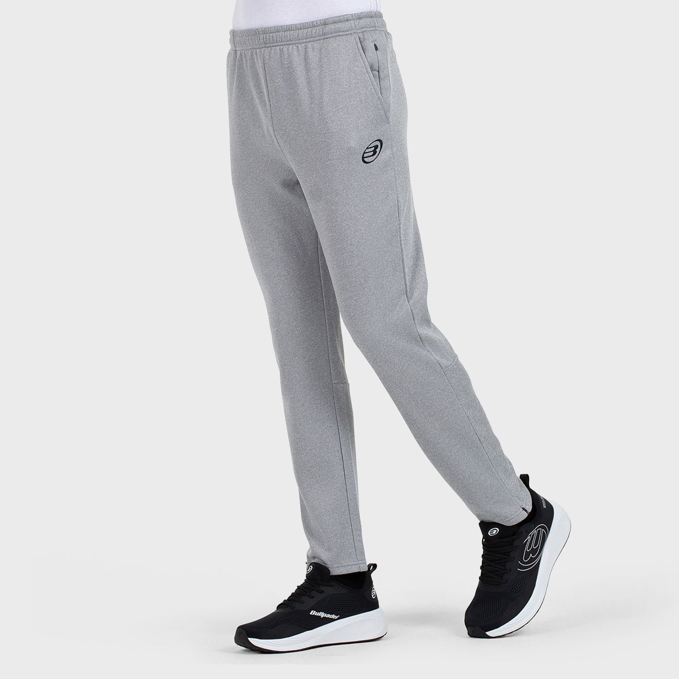 tienda de padel Madrid, tienda de padel online, tienda de padel españa, tienda de padel en linea, PANTALON BULLPADEL ALNAIR GRIS