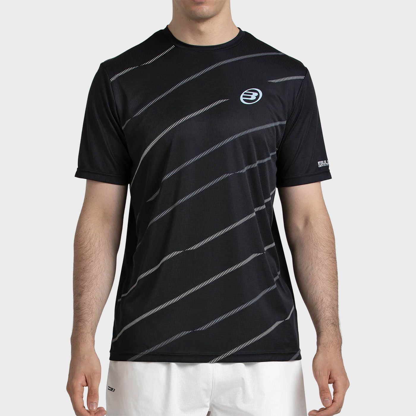 tienda de padel Madrid, tienda de padel online, tienda de padel españa, tienda de padel en linea, CAMISETA BULLPADEL CASINAS NEG