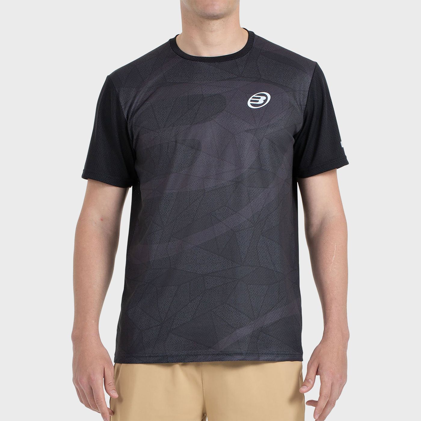 tienda de padel Madrid, tienda de padel online, tienda de padel españa, tienda de padel en linea, CAMISETA BULLPADEL CASTIL NEGR