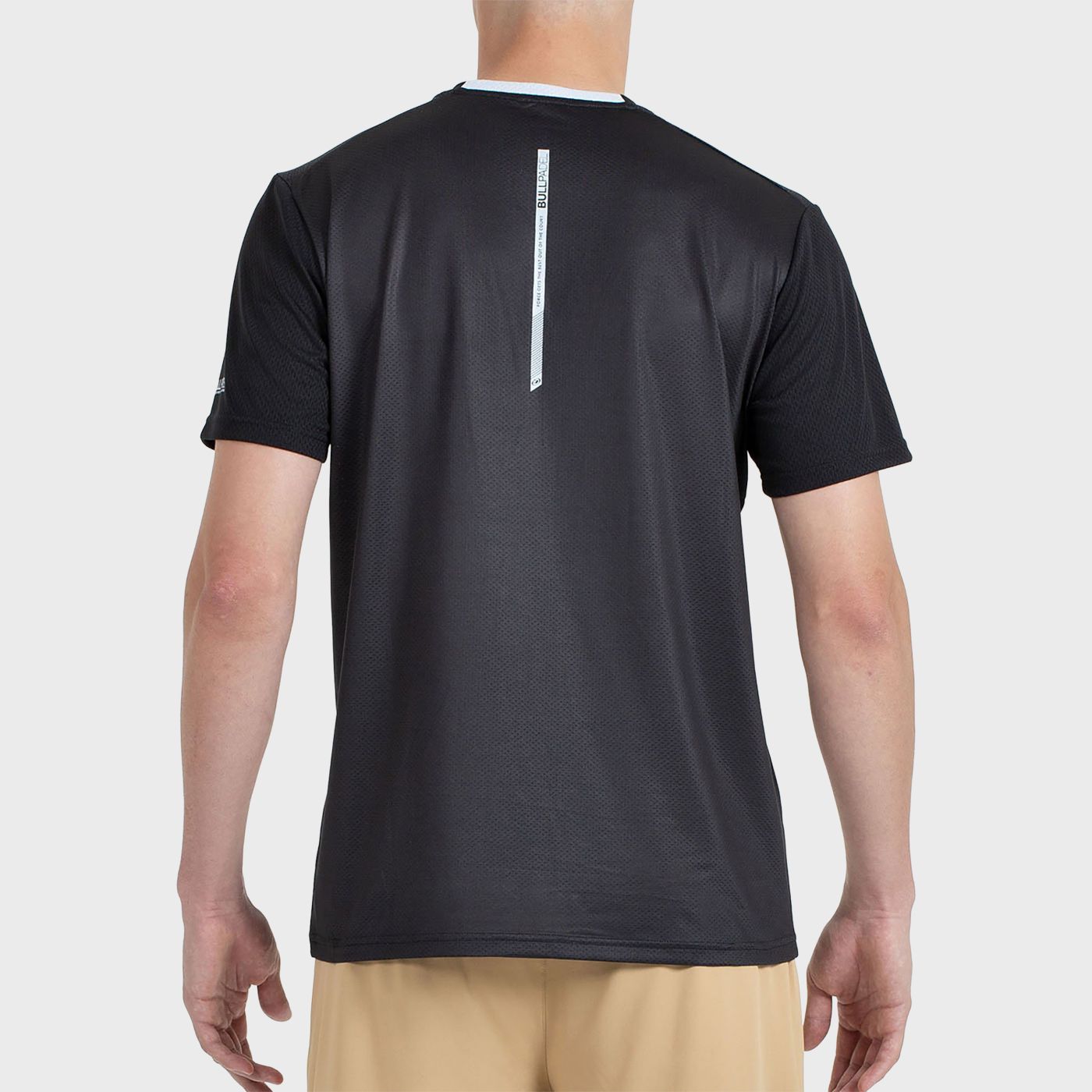 tienda de padel Madrid, tienda de padel online, tienda de padel españa, tienda de padel en linea, CAMISETA BULLPADEL CASTIL NEGR