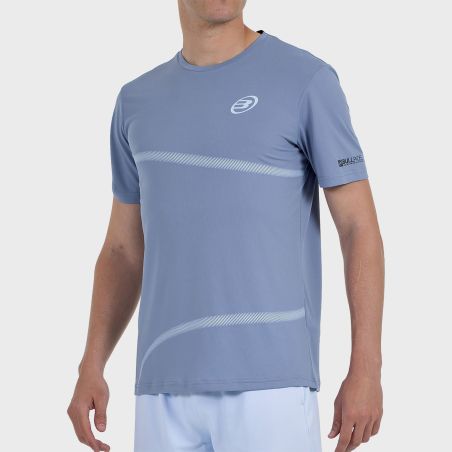 tienda de padel Madrid, tienda de padel online, tienda de padel españa, tienda de padel en linea, CAMISETA BULLPADEL CHELES AZUL