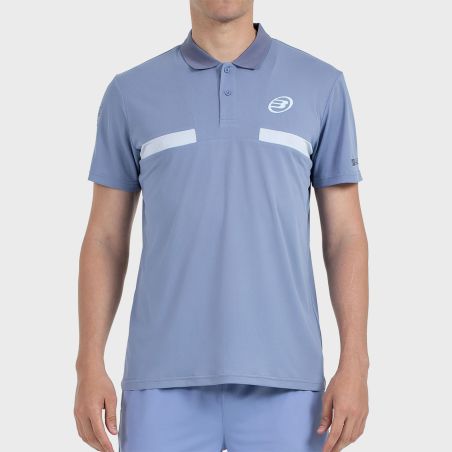 tienda de padel Madrid, tienda de padel online, tienda de padel españa, tienda de padel en linea, POLO BULLPADEL CALZADIL AZUL S