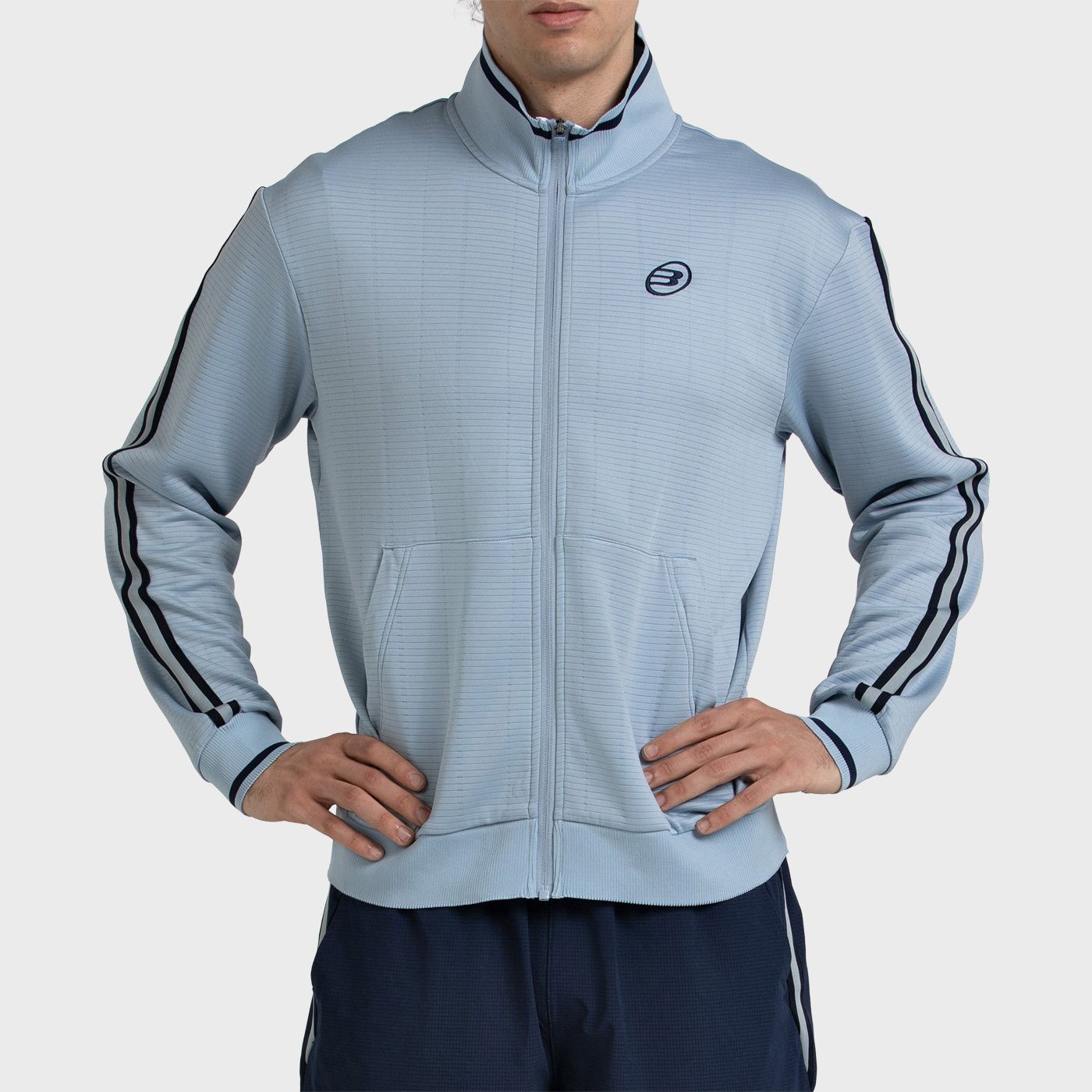 SUDADERA BULLPADEL TOZO AZUL ACERO