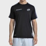 CAMISETA BULLPADEL PAQUITO 26V NEGRO