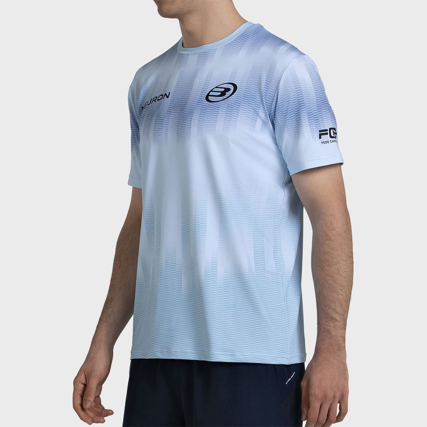 CAMISETA BULLPADEL CHINGOTTO 26V AZUL GLACIAR