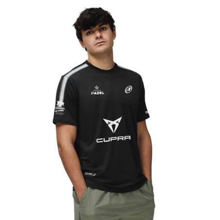 CAMISETA BULLPADEL MONTSE PC NEGRO