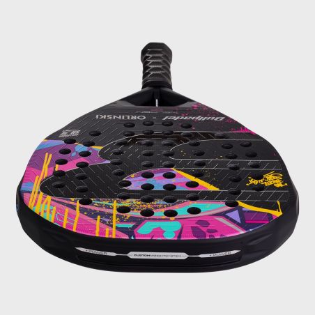 RAQUETTE BULLPADEL NEURON 02 EDGE BULLPADELSHOW 06 x ORLINSKI